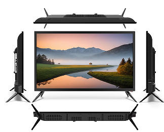 نصب آسان 40 اینچ تلویزیون LED 2K تلویزیون LED فلزی با قاب