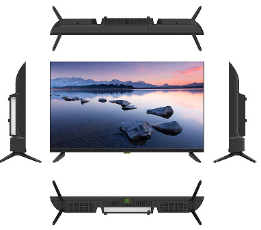 تلویزیون ال ای دی آنالوگ با وضوح بالا ضخامت فوق العاده 50 اینچ تلویزیون 4K با پوشش پلاستیکی