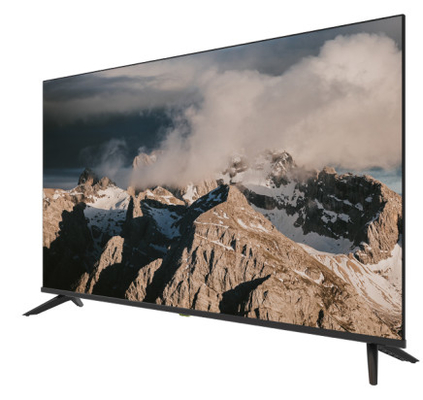 یک تلویزیون QLED با صفحه LCD درجه ای با بیزل استاندارد و بلوتوث سفارشی